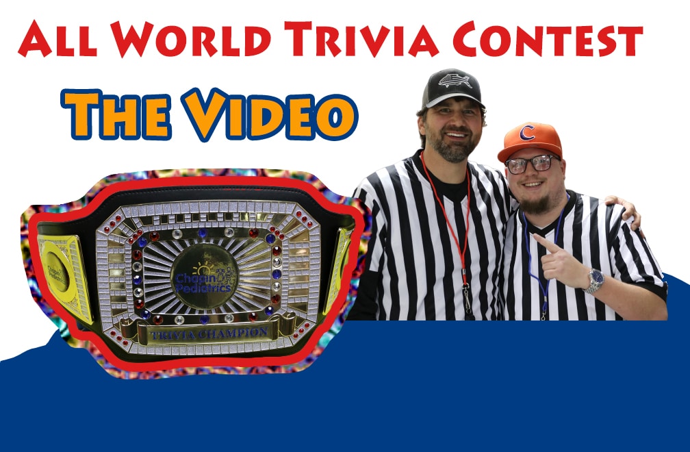 Look for Yourself – or Someone You Know – in the Video from January’s “ALL WORLD TRIVIA CONTEST.”